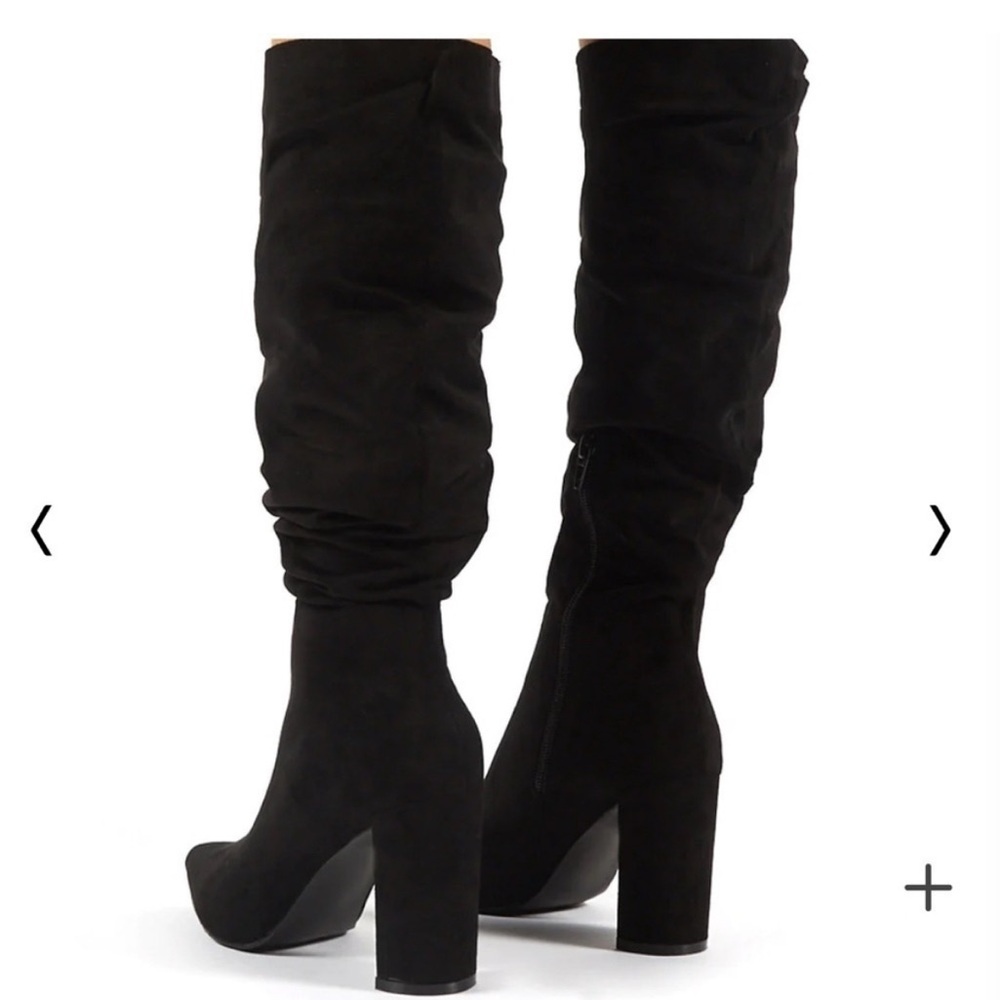 🎓TOP Moda Black Over the Knee Boots - Picture 5 of 9